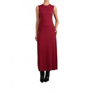 NEW PARENTEZI marylin knit maxi dress in bordeaux